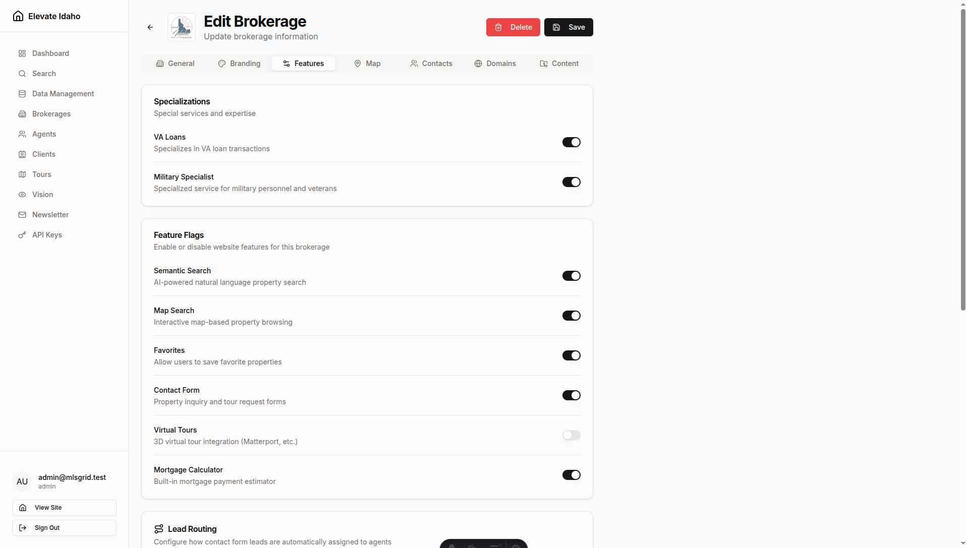 Feature toggle configuration